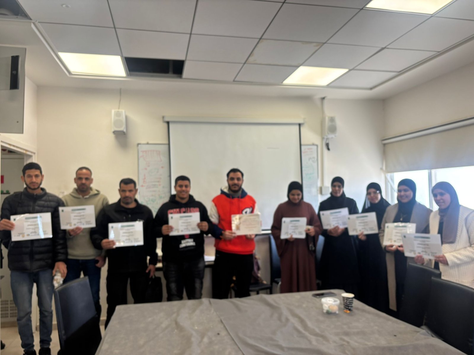 اختتام دورة الحاسوب